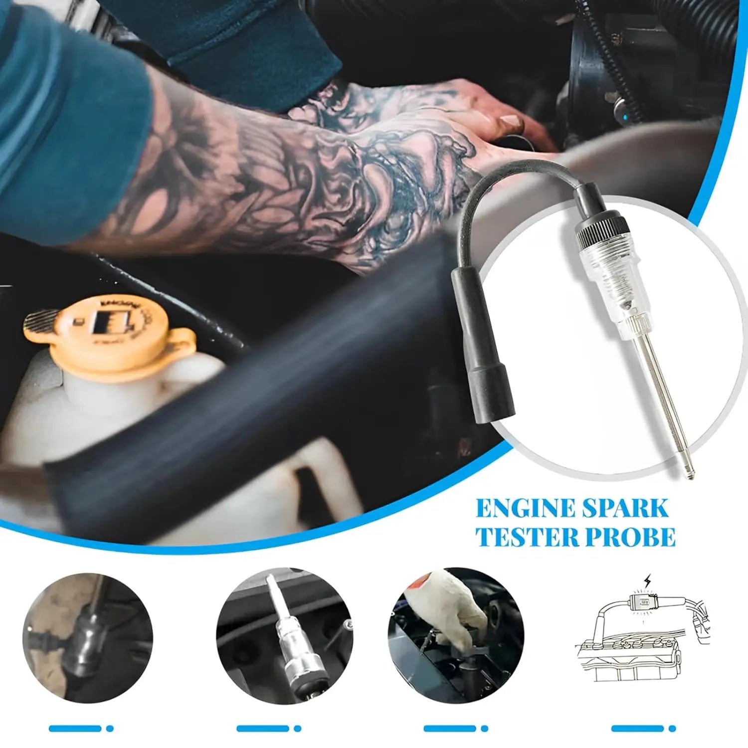 Free Shipping: 2 Pcs Spark Testers