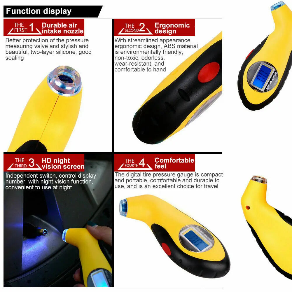Free Shipping: Digital Tire Pressure Guage