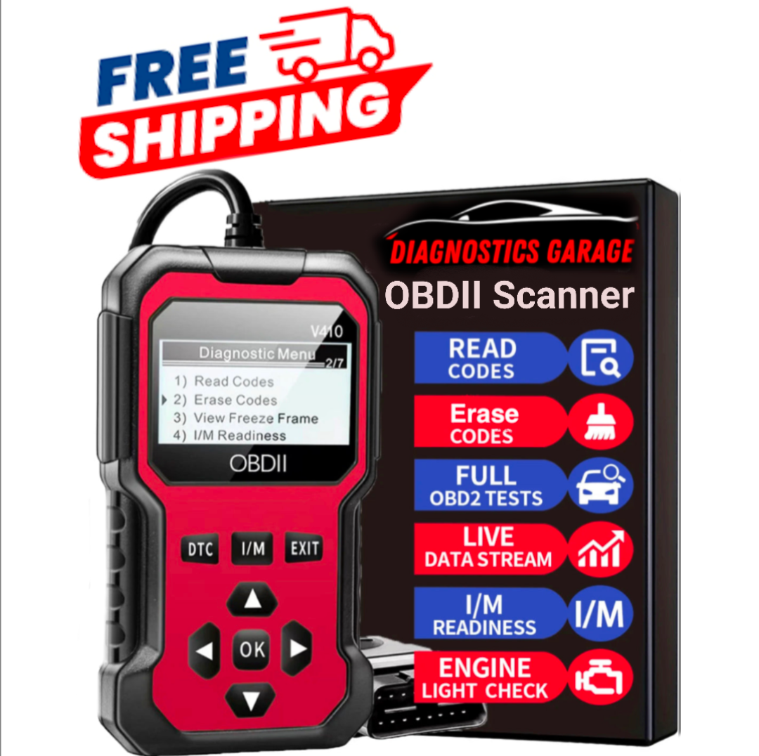 FREE Fast SHIPPING:  OBD2 Scanner - Easy to use
