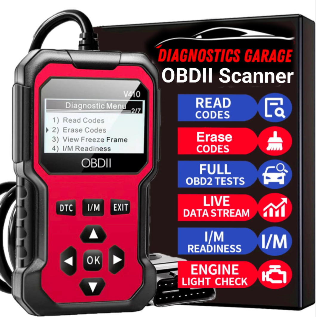 FREE SHIPPING: V410 OBD2 Scanner - Easy to use – Diagnostics Garage